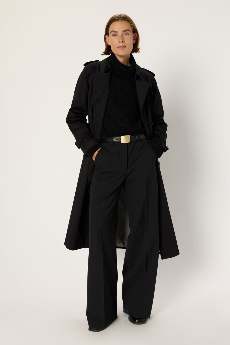 hellång trenchcoat - serge