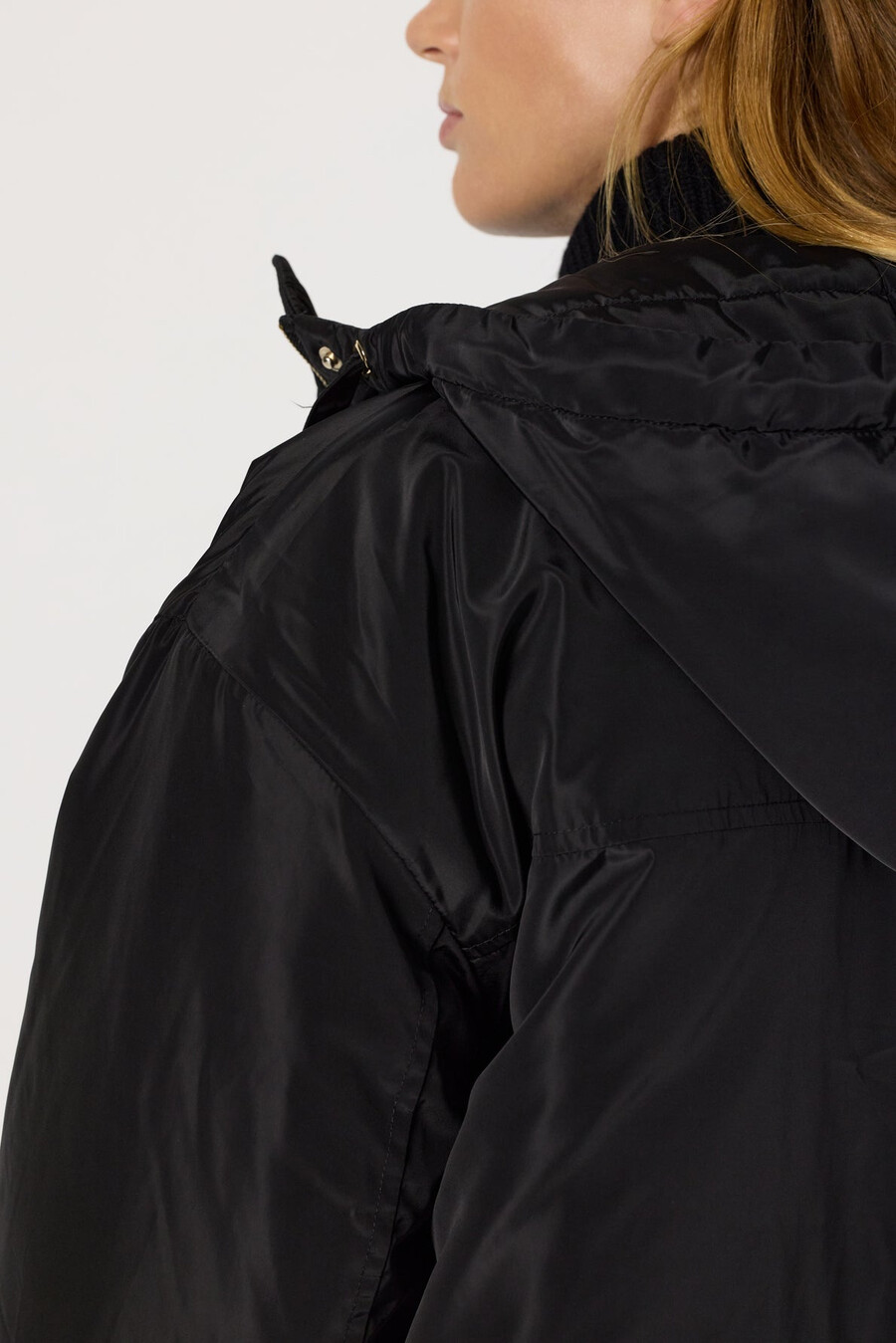 kort parkas med huva - marissa