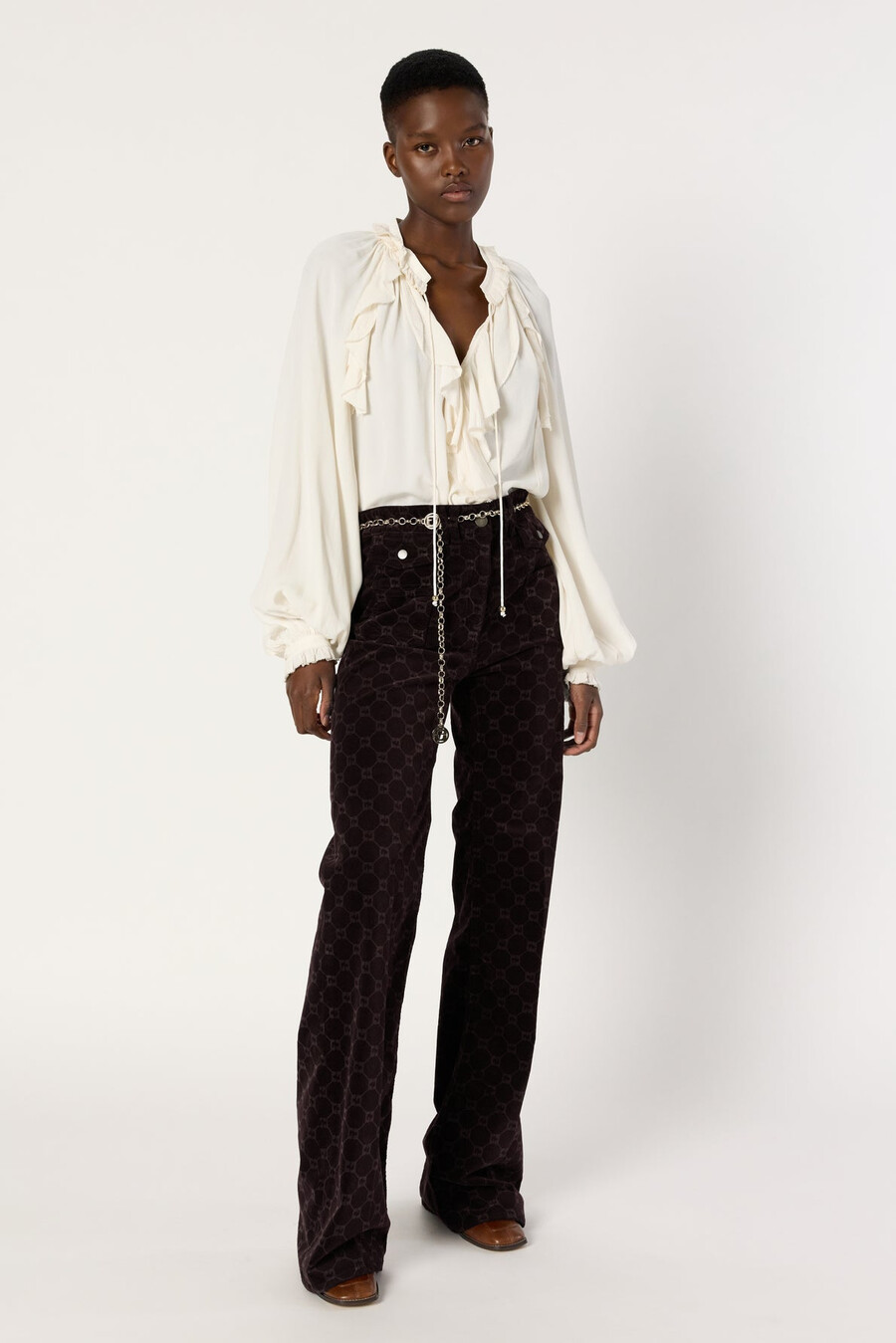 utsvängda manchesterjeans - anna