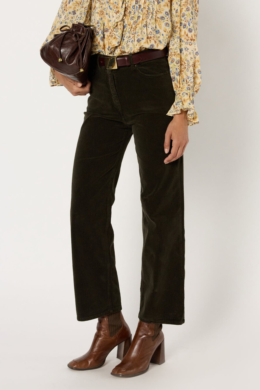 raka manchesterbyxor - celeste