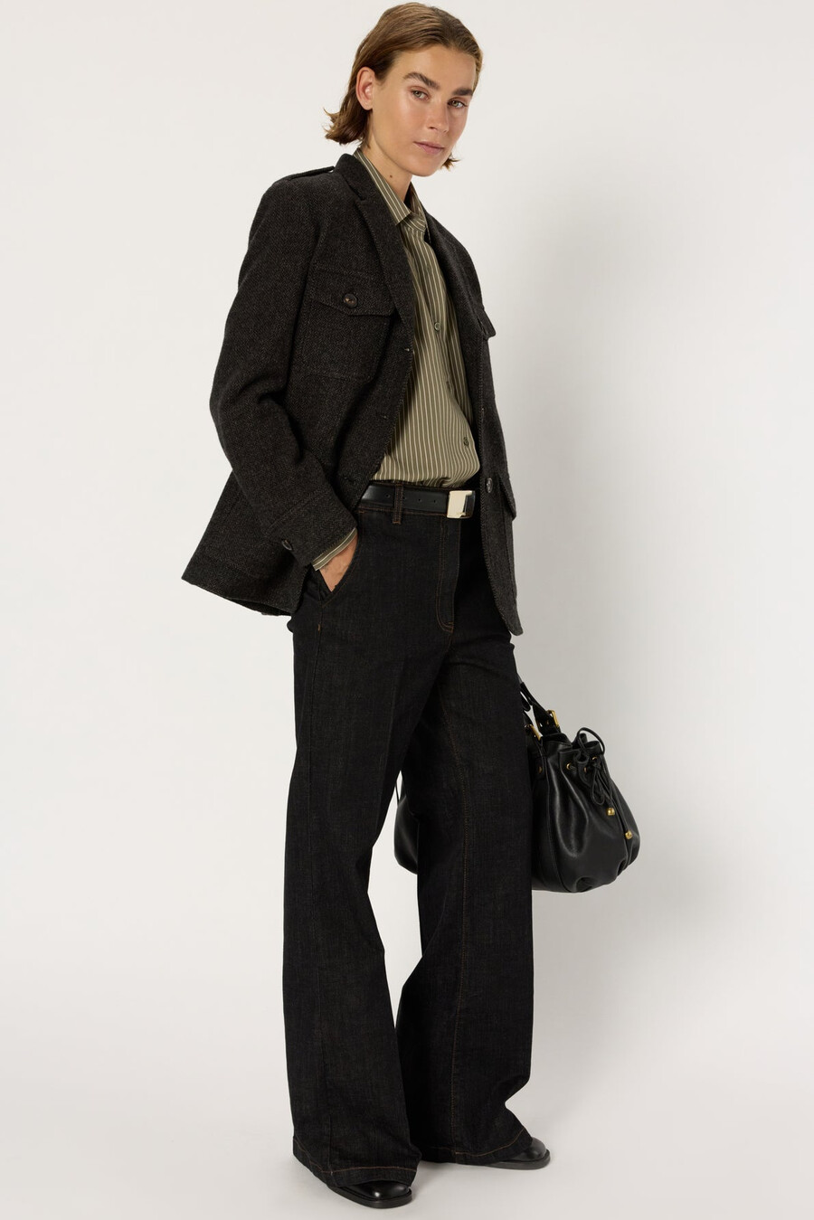 utsvängda jeans - cally