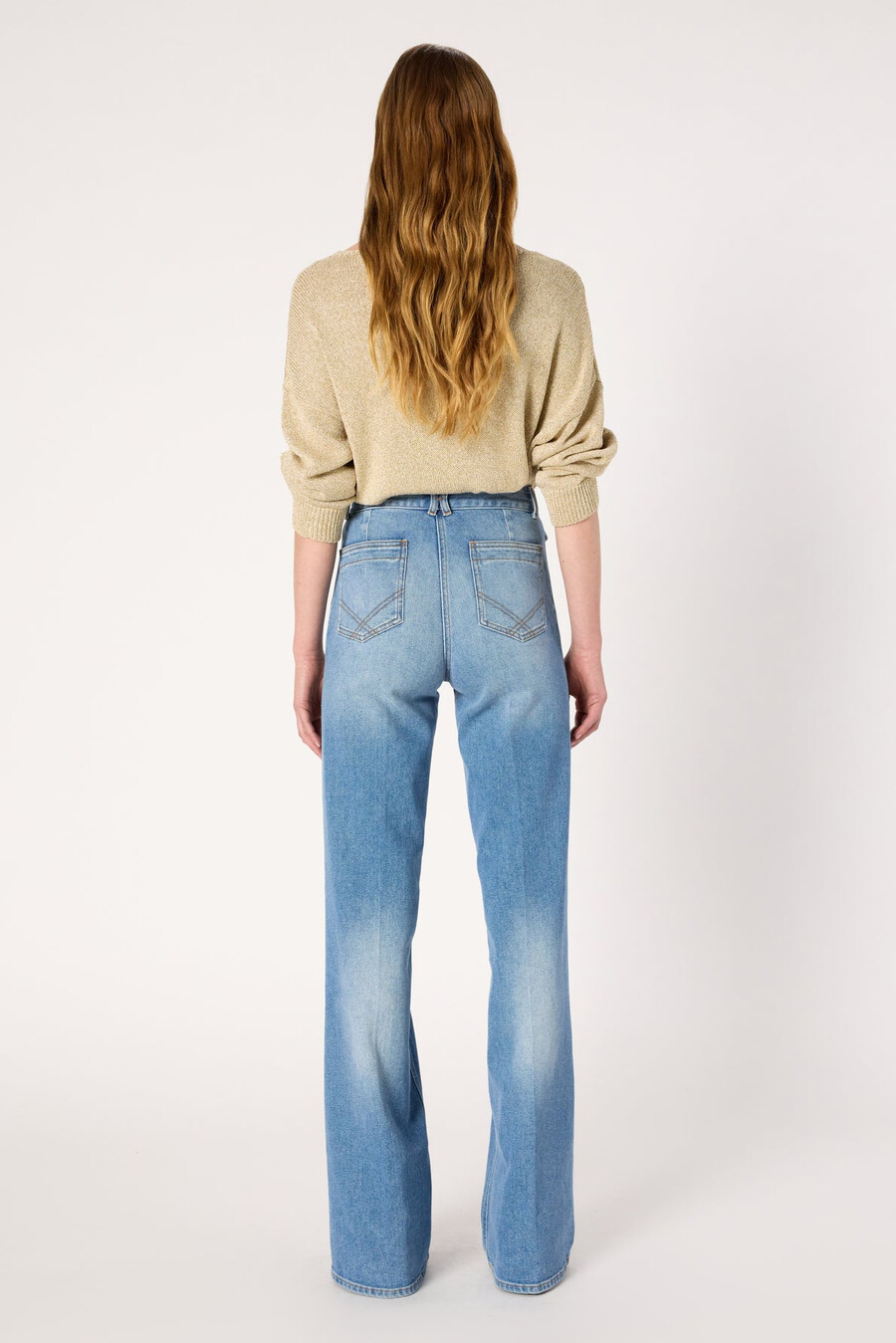 utsvängda jeans -anna