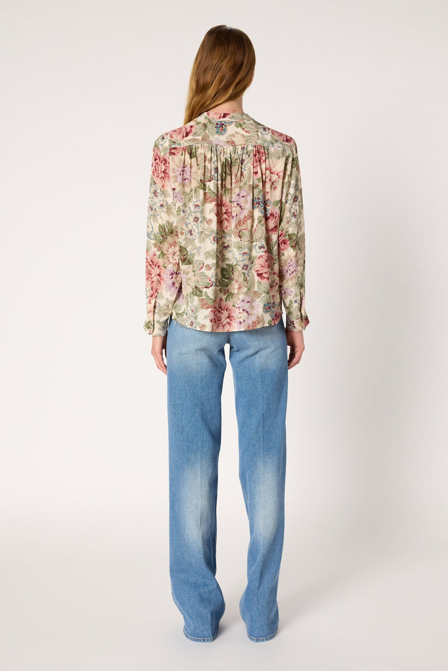 blommig blus - armande
